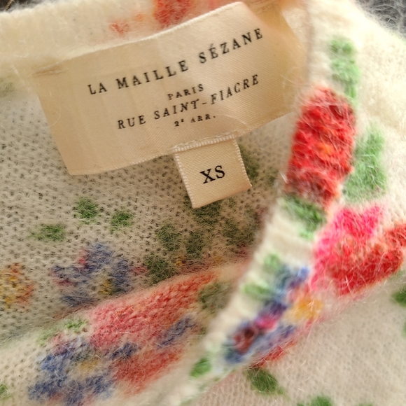 Sezane Juno Floral Cardigan XS - Picture 5 of 5